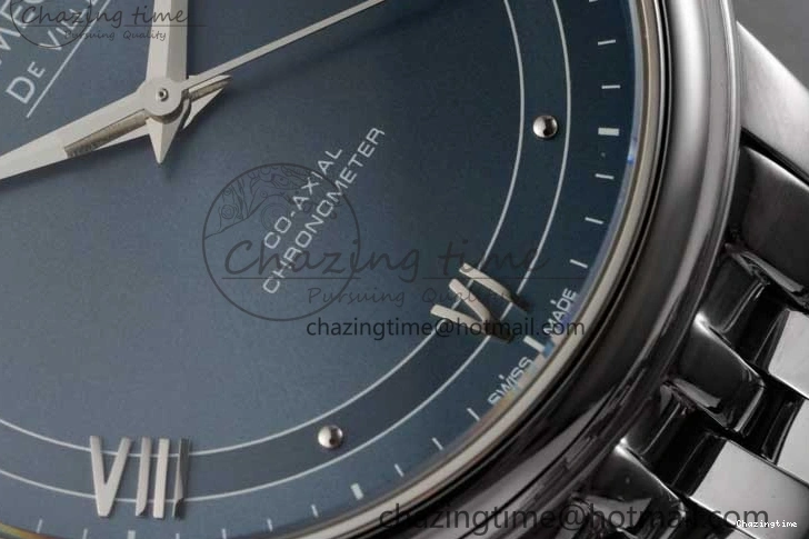 0301 De Ville SS DIWF 1:1 Best Edition Light Blue Dial SS Markers on SS Bracelet MIYOTA TopPick 7850